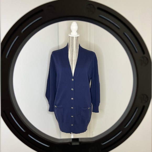 CHANEL Sweaters - CHANEL Vintage Oversized Cardigan EUC